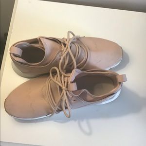 Pink Reebok sneakers